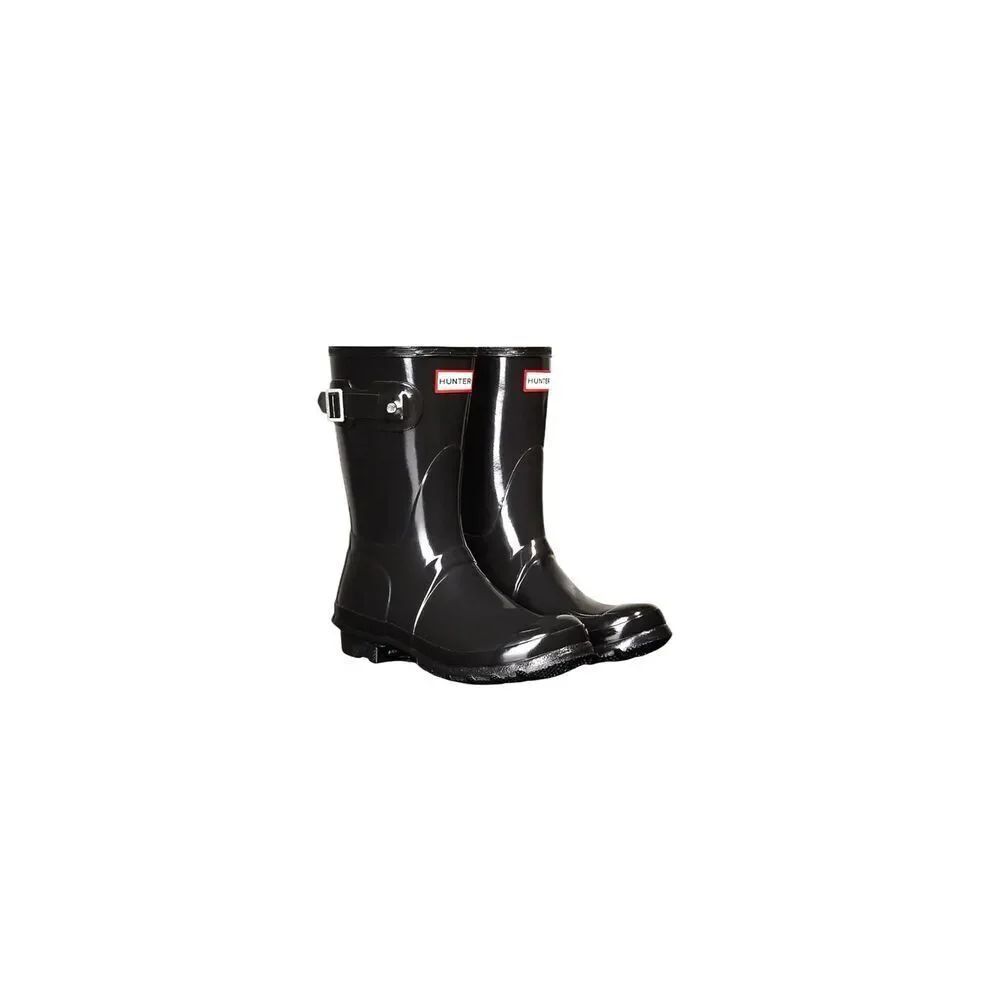 Hunter Women's Original Short Navy Gloss Waterproof Rain Boots Women's Size 11